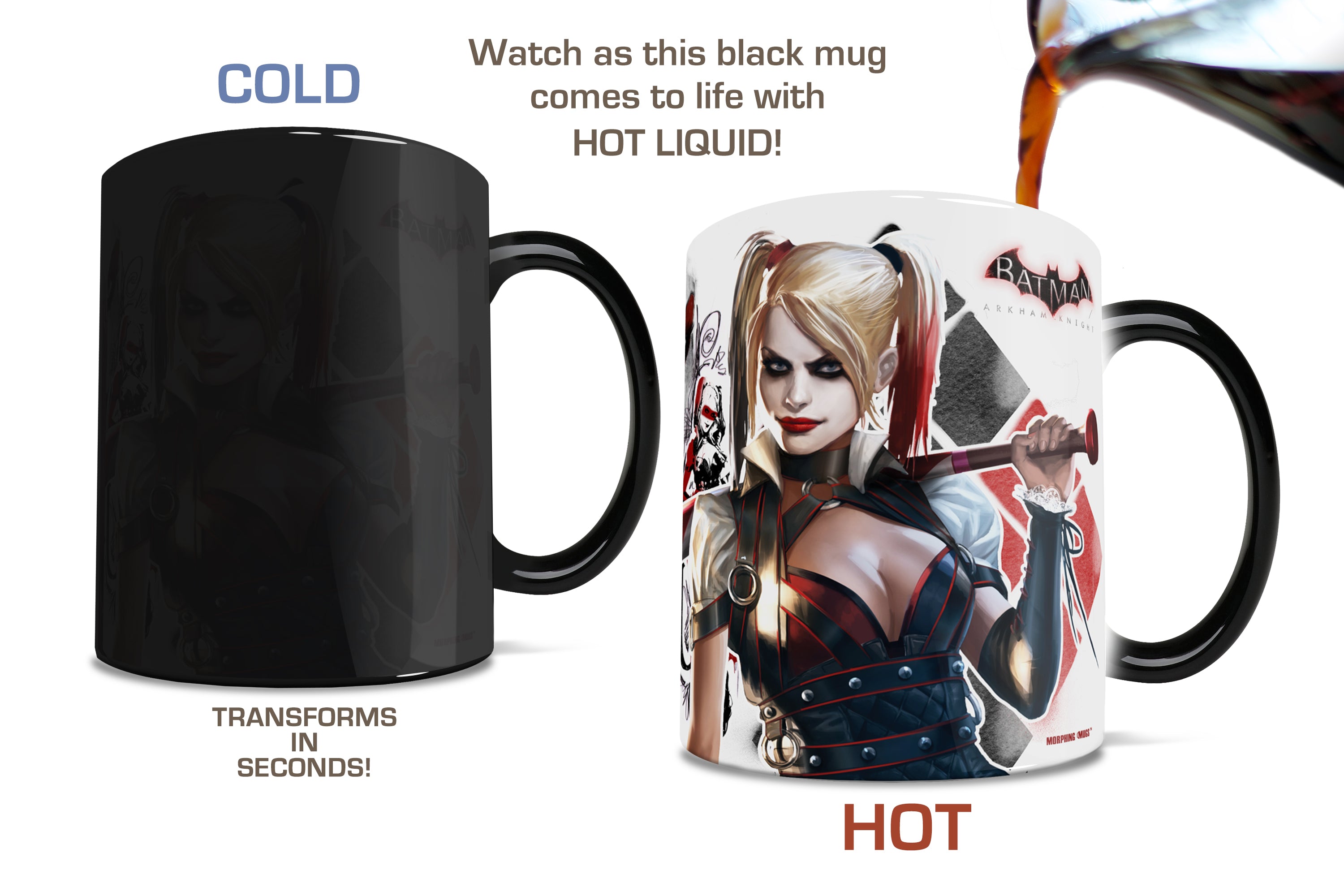 DC Comics (Batman: Arkham Knight - Harley Quinn) Morphing Mugs® Heat-Sensitive Mug MMUG171